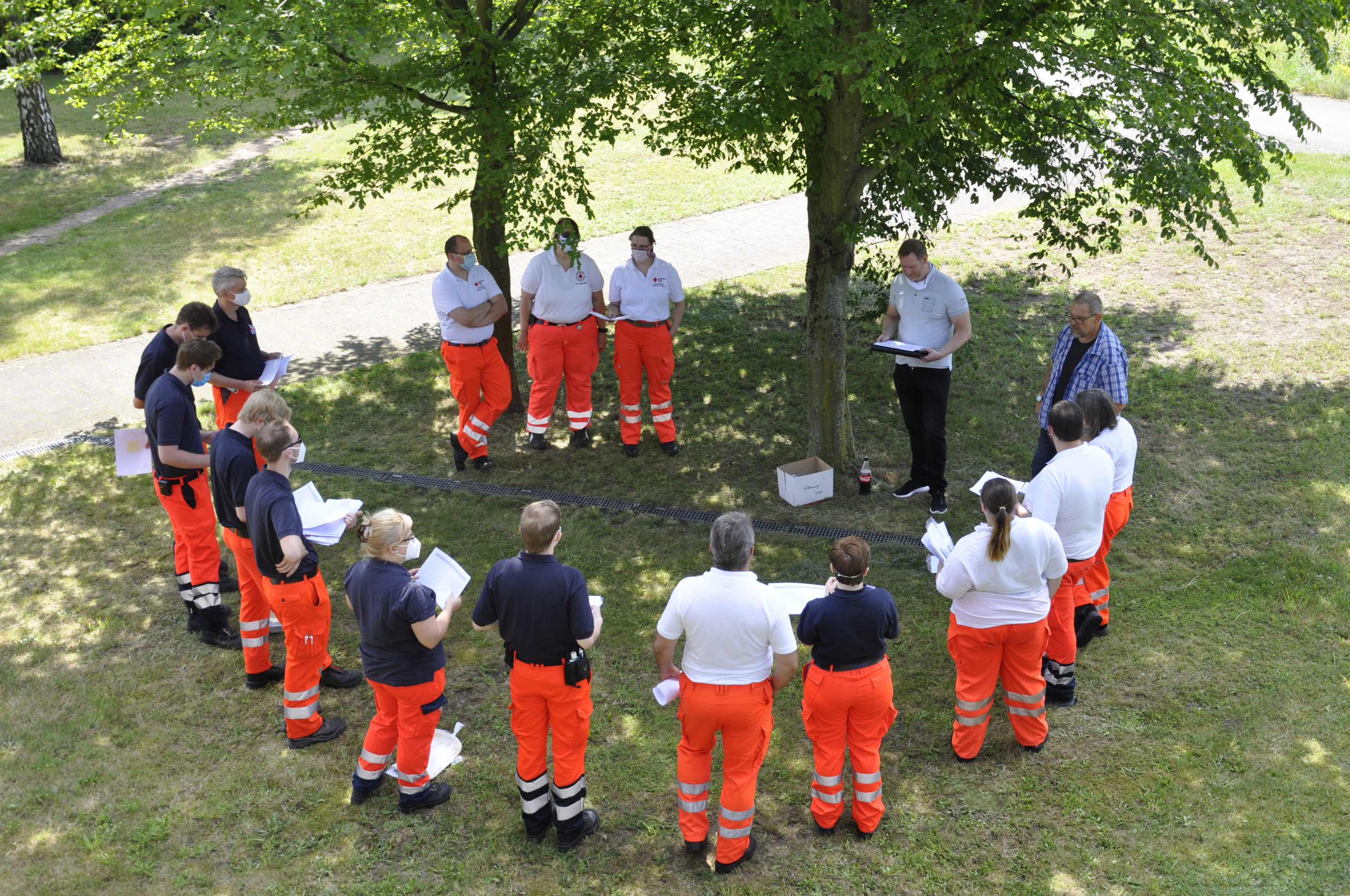 Einsatzkräfte Besprechung Gütersloh